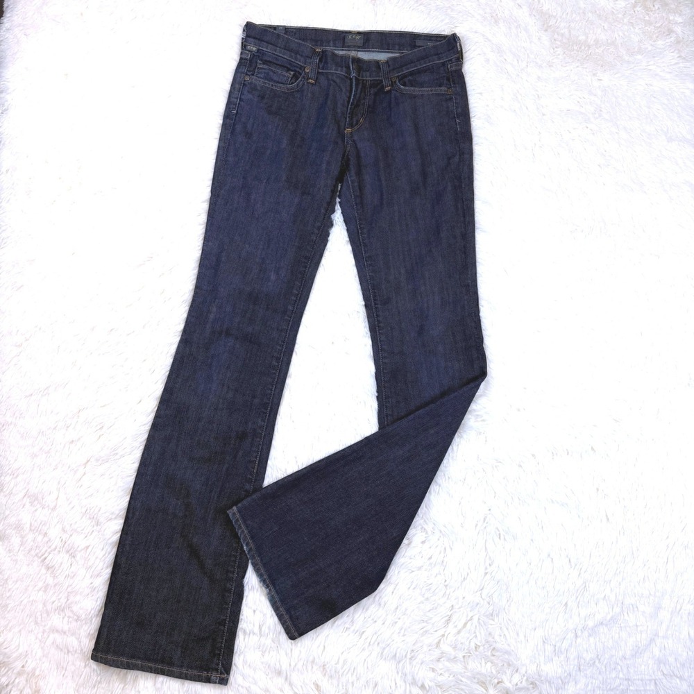 Citizens of Humanity Y2K Kelly Jeans Women 27 Blue Low Rise Bootcut Studded